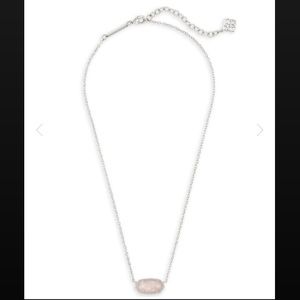 NWT Kendra Scott Rose Quartz pendant necklace
